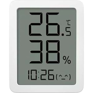 Xiaomi Miaomiaoce Serisi LCD Termometre Nem Ölçer ve Saat - MHO-C601