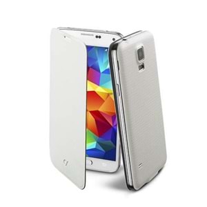 Samsung Galaxy S5 Cellular Line Flip Book Kılıf - Beyaz BACKBOOKGALS5W (Outlet)