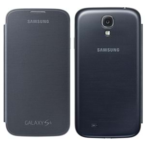 Samsung Galaxy S4 Flip Cover Orjinal Kılıf Siyah EF-FI950BBEGWW (Outlet) -