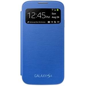 Samsung Galaxy S4 Orjinal S View Cover Kılıf - Mavi EF-CI950BCEGWW (Outlet)