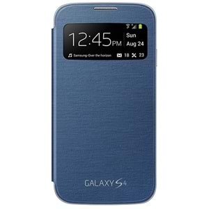 Samsung Galaxy S4 Orjinal S View Cover Kılıf - Koyu Mavi EF-CI950BLEGWW (Outlet)