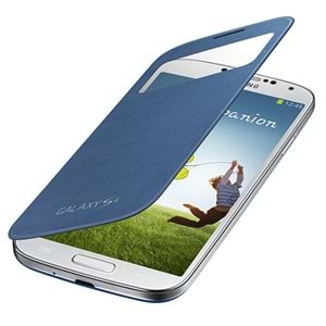 Samsung Galaxy S4 Orjinal S View Cover Kılıf - Koyu Mavi EF-CI950BLEGWW (Outlet)