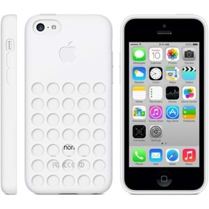 Apple iPhone 5C Kılıf Orjinal MF039ZM/A - Beyaz Outlet