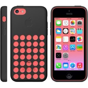 Apple iPhone 5C Kılıf Orjinal MF040ZM/A - Siyah Outlet