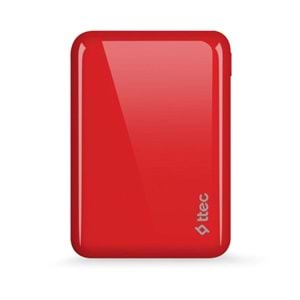 OUTLET Ttec ReCharger S 2A Powerbank 10000 mAh Kırmızı - 2BB174K OUTLET