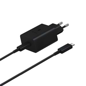 OUTLET Samsung EP-T1510 PD 15W Şarj & 3A 1m Type-C to Type-C Kablo Siyah EP-T1510XBEGWW (Samsung Türkiye Garantili) OUTLET