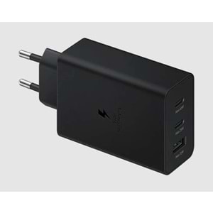 OUTLET Samsung EP-T6530NBEGWW Type C & Type A Hızlı Şarj Aleti Üçlü( 65w-25w-15w)-Siyah OUTLET