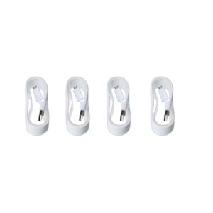 PDAteknoloji Micro USB Data ve Şarj Kablosu 4 Adet 1,5 M Beyaz