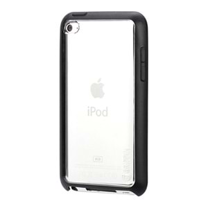 Griffin iPod Touch 4 Şeffaf Siyah Stantlı Kılıf Reveal RE01915