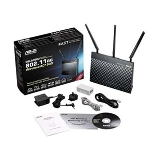 İKİNCİ EL-Asus RT-AC68UM Çift Bant Kablosuz-AC1900 600+1300Mbps Gigabit Ağ Yönlendirici-İKİNCİ EL