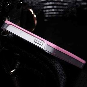 Apple iPhone SE/5S/5 Nillkin Marka Colorful Sert Kauçuk Kılıf - Pembe