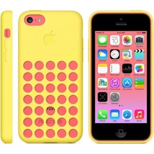 Apple iPhone 5C Kılıf Orjinal MF038ZM/A - Sarı
