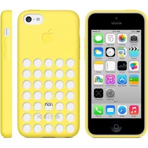 Apple iPhone 5C Kılıf Orjinal MF038ZM/A - Sarı