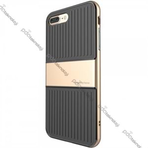 Baseus Apple iPhone 7 / 8 Plus Travel Series Case Kılıf - Gold