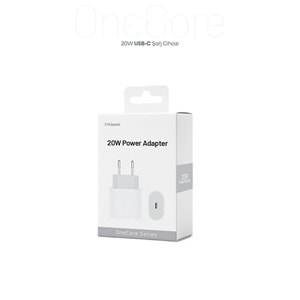 PDAteknoloji 20W USB-C Şarj Adaptörü Beyaz (3 Yıl Garantili)