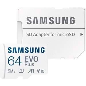 Samsung Evo Plus 64 GB micro SDXC 130MB/sn MB-MC64KA/TR Hafıza Kartı