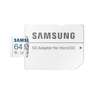 Samsung Evo Plus 64 GB micro SDXC 130MB/sn MB-MC64KA/TR Hafıza Kartı