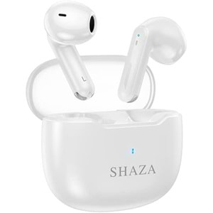 Shaza Air7 Gürültü Azaltma ENC 4 Mikrofonlu Bluetooth 5.3 TWS Kulaklık Beyaz