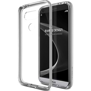Verus LG G5 Kılıf Crystal Bumper Series - Light Silver
