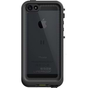 Apple iPhone SE/5S/5 LifeProof Nüüd Ultra Koruma Kılıfı - Siyah (BU ÜRÜN OUTLETTİR)