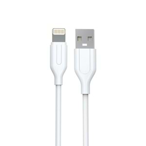 PDAteknoloji Yetty 2.4A Lightning Kablo 1m Beyaz YKB-02B (Yerli Üretim)