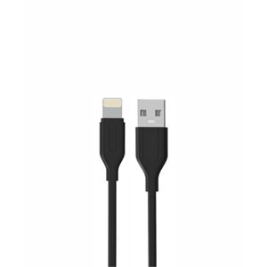 PDAteknoloji Yetty 2.4A 1m Lightning Kablo Siyah YKB-02S (Yerli Üretim)