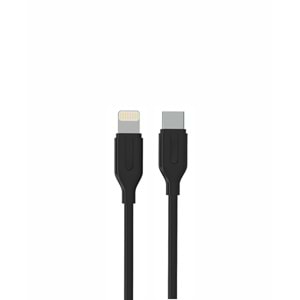 PDAteknoloji Yetty 3.0A Lightning to Type-C Kablo 1m Siyah YKB-08S (Yerli Üretim)