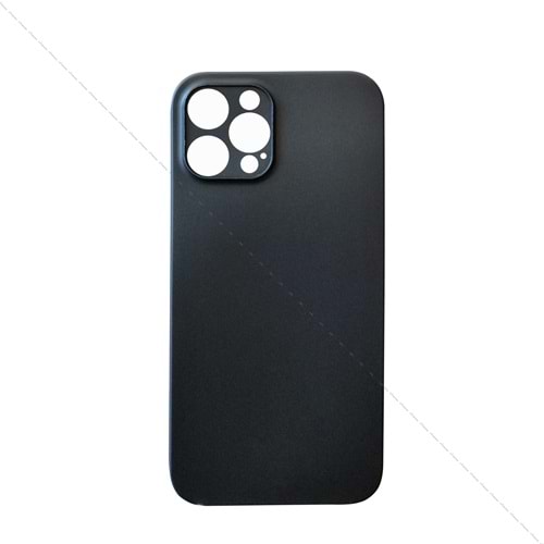 Apple iPhone 12 Pro Max Silikon Kılıf - Siyah