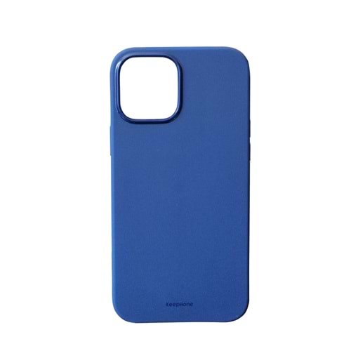 Keephone Apple iPhone 12/12 Pro Silikon Kılıf - Mavi