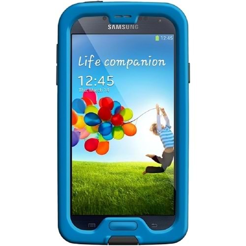 LifeProof su geçirmez Kılıf Samsung Galaxy S4 ile Uyumlu Mavi