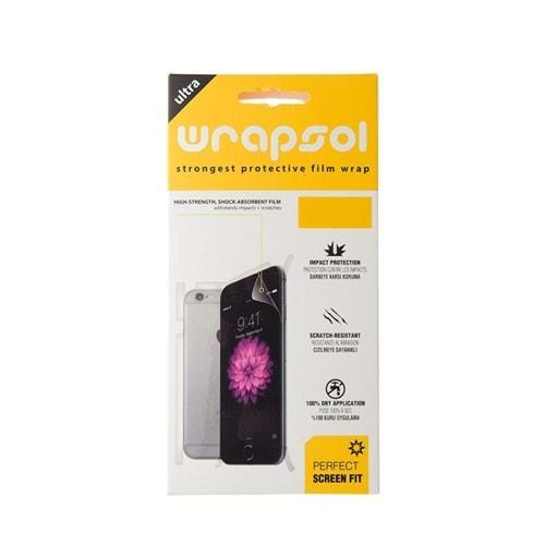 Wrapsol Samsung Galaxy S6 Edge Plus Ön-Arka Jelatin Tam Koruma (Outlet)