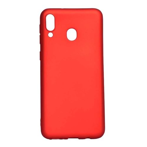 Samsung Galaxy M20 Premier Silikon Kılıf - Kırmızı