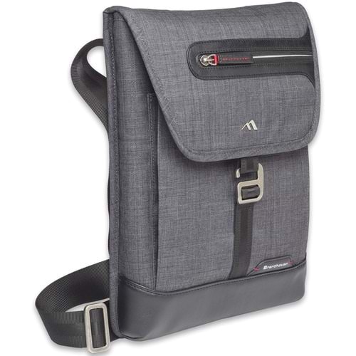 Brenthaven Collins Vertical Messenger - Graphite Dikey Notebook Çantası