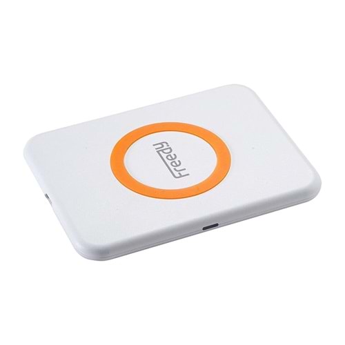 Freedy Minik Kablosuz Şarj Cihazı Beyaz - (BU ÜRÜN OUTLETTİR)