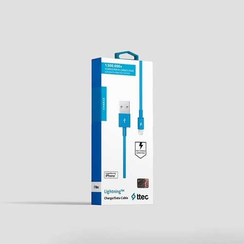 Ttec Lightning Kablo Mavi 1M - 2DK7508M