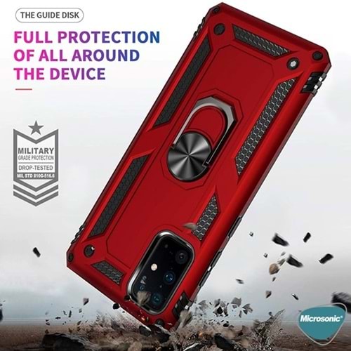 Samsung Galaxy S20 Plus Silikon Kılıf - Kırmızı