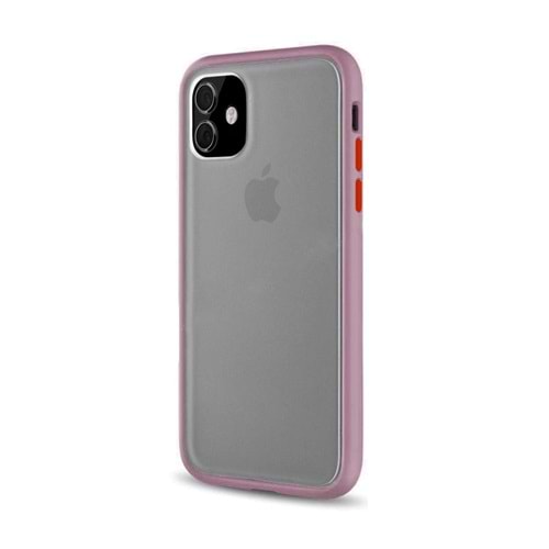 Keephone iPhone 11 Ultra Koruma Kılıf - Pembe