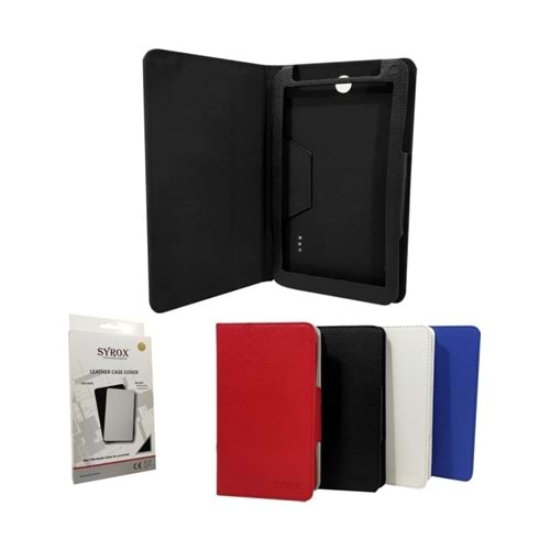 Syrox Deri 7'' Tablet Kılıf T703 - Siyah