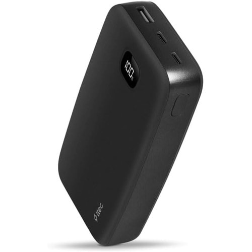 Ttec ChargeUp Pro LCD 20.000mAh PD 20W Taşınabilir Hızlı Şarj Aleti/Powerbank Siyah 2BB213S