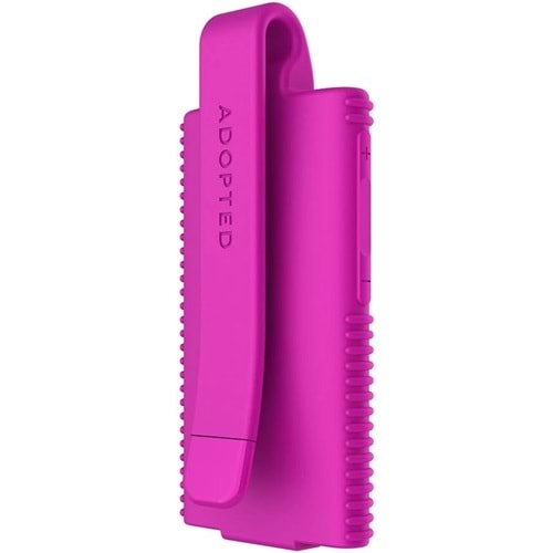 Adopted iPod Nano 7 Corduroy Clip Silikon Kılıf - Pembe ANA10103