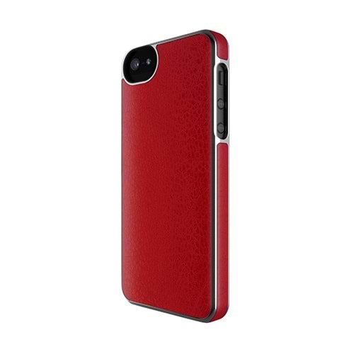 Adopted iPhone SE/5S/5 Deri Wrap Kılıf Kırmızı APH11156