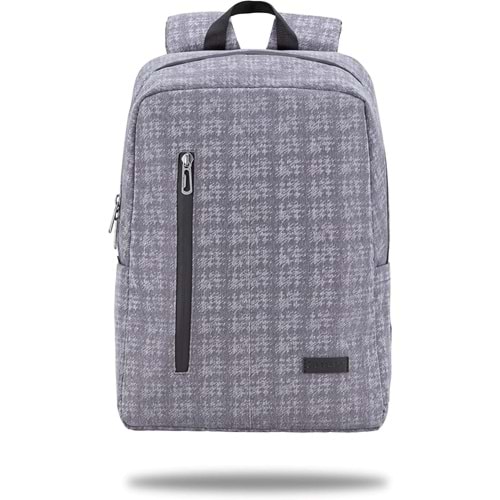 Classone Pro 15.6 inch uyumlu Su Geçirmez Kumaş Notebook Sırt Çantası-Gri BP-WTX406G