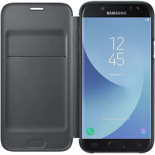 Samsung Galaxy J5 (2015) Flip Wallet Orjinal Kılıf - Siyah EF-WJ500BBEGWW