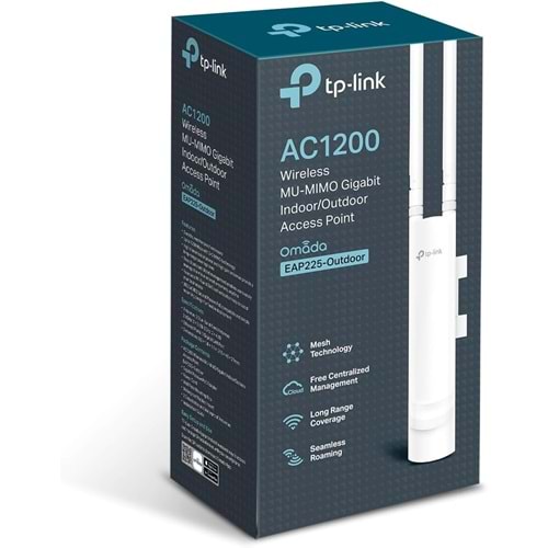 OUTLET TP-Link AC1200 EAP225-Dış Ortam Kablosuz Erişim Noktası OUTLET