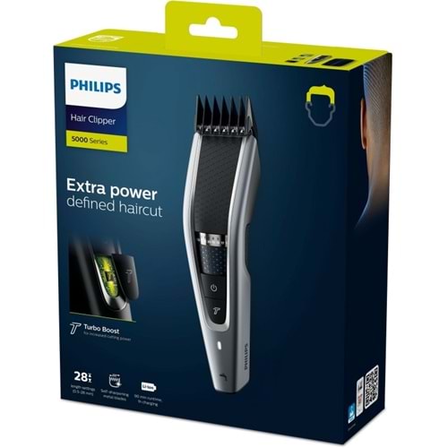 Philips HC5630/15 Hair Clipper 5000 Series Yıkanabilir Saç Kesme Makinesi