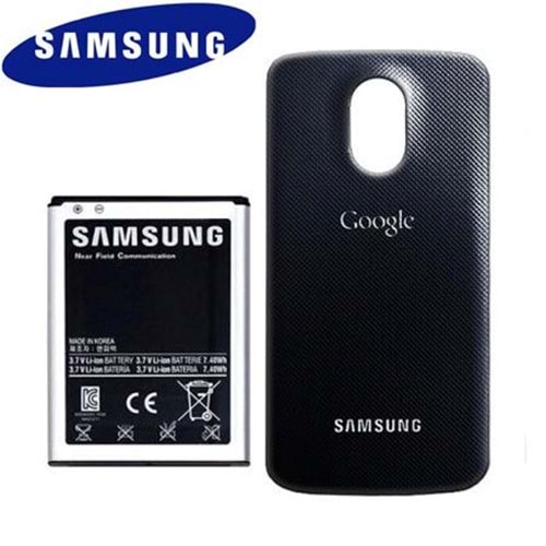 OUTLET Samsung Galaxy Nexus Arka Kapak Orjinal Batarya Pil Kapağı Siyah EB-K1F2KBUGSTD OUTLET
