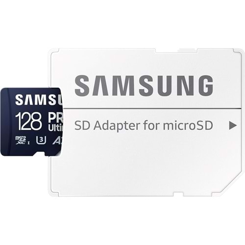 Samsung Adaptörlü 128 GB PRO Ultimate microSD MBMY128SA