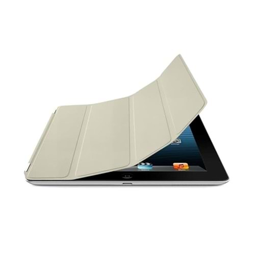 Apple iPad Smart Cover Orjinal Kılıf- Leather - Cream, MD305ZM/A