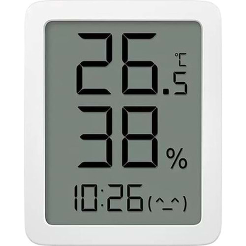 Xiaomi Miaomiaoce Serisi LCD Termometre Nem Ölçer ve Saat - MHO-C601