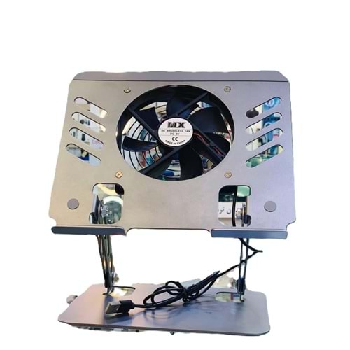 PDAteknoloji DC Brushless 5V Bilgisayar Fanı (N4 Fanlı Metal Laptop Standı)